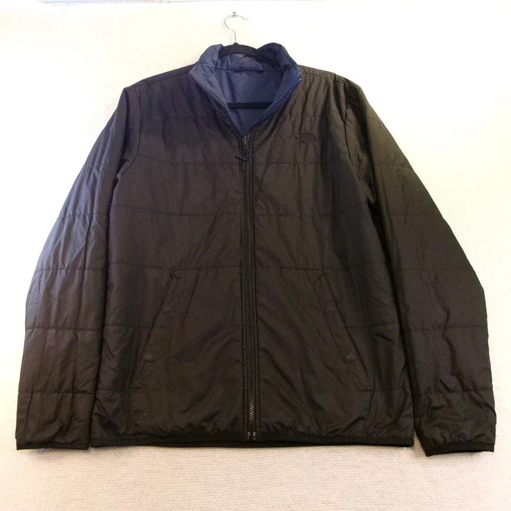 The North Face Mens M Reversible Puffer Jacket Black